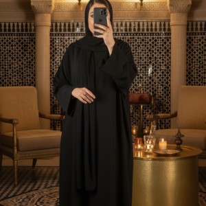 Abaya traditionnelle noire